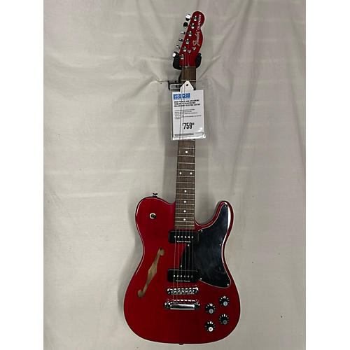Fender JA90 Jim Adkins Thinline Telecaster Hollow Body Electric Guitar Red