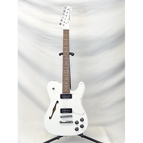 Fender JA90 Jim Adkins Thinline Telecaster Hollow Body Electric Guitar White