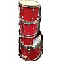 Used Slingerland JAM SESSION 4 PIECE SET Drum Kit Flat Red