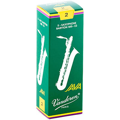 Vandoren JAVA Green Baritone Saxophone Reeds