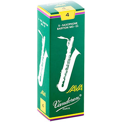 Vandoren JAVA Green Baritone Saxophone Reeds