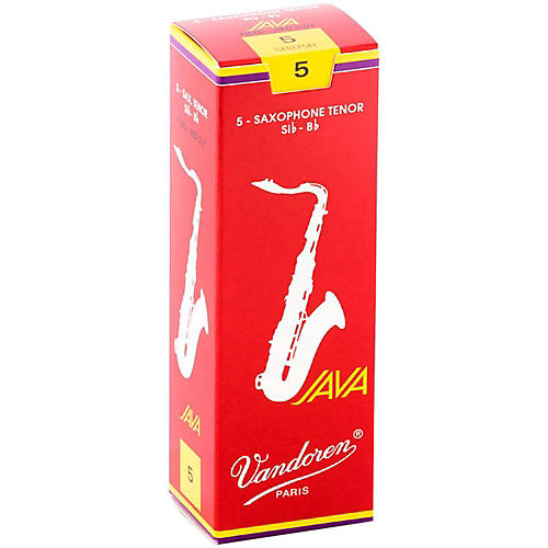 Vandoren JAVA Red Tenor Saxophone Reeds Strength 5