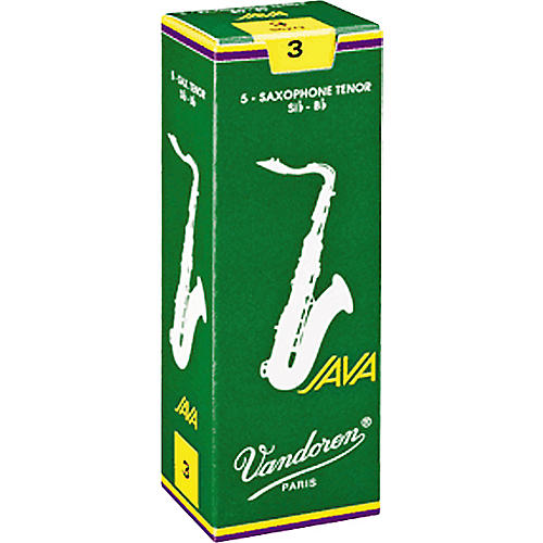 Vandoren JAVA Tenor Saxophone Reeds Strength 1.5 Box of 5