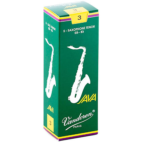 Vandoren JAVA Tenor Saxophone Reeds Strength 3 Box of 5