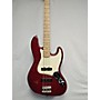 Used Squier JAZZ BASS Electric Bass Guitar Candy Apple Red