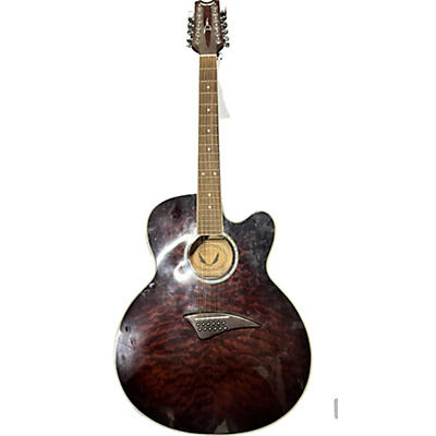 Dean JC QM 12 TGE 12 String Acoustic Electric Guitar