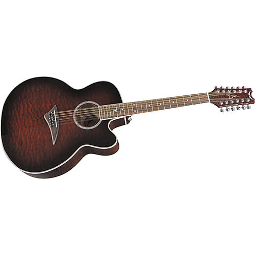 JC-QM-12-TGE Jumbo Cutaway Acoustic-Electric 12-String Guitar