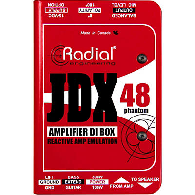 Radial Engineering JDX-48 Reactor Guitar Amp Direct Box