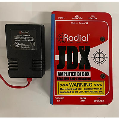 Radial Engineering JDX AMPLIFIER DI BOX Audio Converter