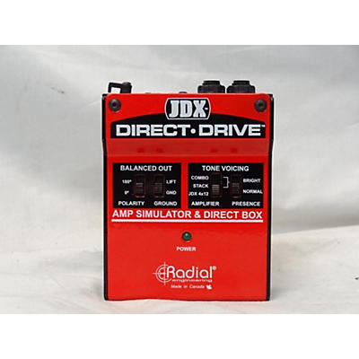 Radial Engineering JDX DIRECT DRIVE AMP SIMULATER DI BOX Direct Box