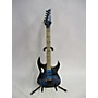 Used Ibanez JEM77P Steve Vai Signature Solid Body Electric Guitar black and blue floral