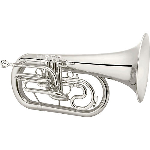 Jupiter JEP1105M Quantum Series Bb Marching Euphonium Silver Plate