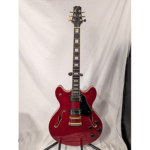 Peavey JF1 EXP Hollow Body Electric Guitar Cherry
