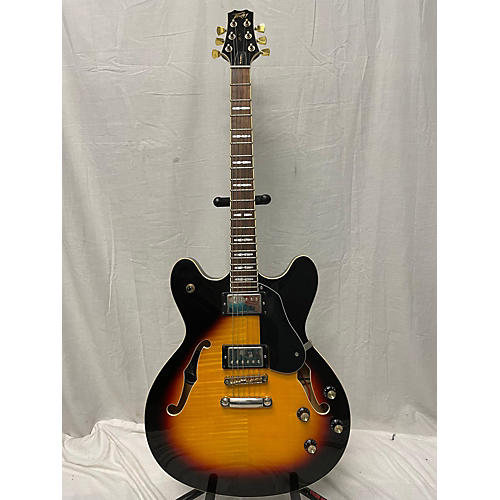 Peavey JF1 Hollow Body Electric Guitar 3 Tone Sunburst