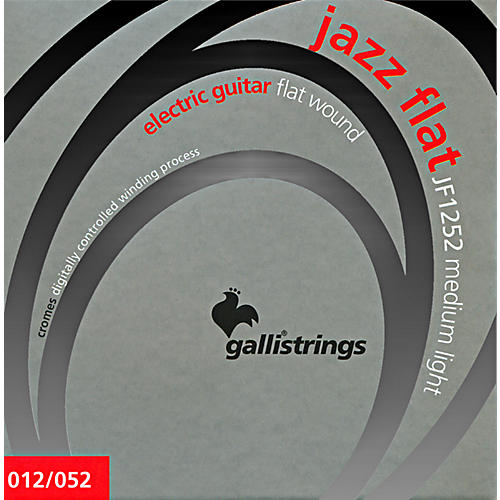 JF1252 JAZZ FLAT WOUND Medium Light Electric Guitar Strings 12-52