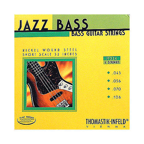 Thomastik JF324 Flatwound Short Scale 4-String Jazz Bass Strings