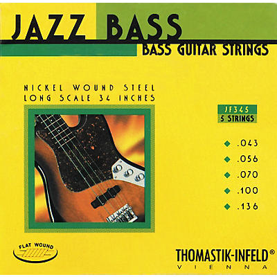 Thomastik JF345 Flatwound 5-String Jazz Bass Strings