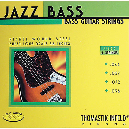 JF364 Flatwound Super Long Scale 4-String Jazz Bass Strings