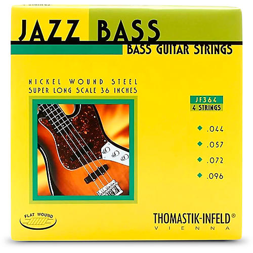 JF364 Flatwound Super Long Scale 4-String Jazz Bass Strings