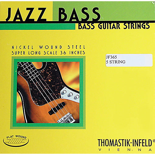 Thomastik JF365 Jazz Flatwound Long Scale 5-String Bass Strings