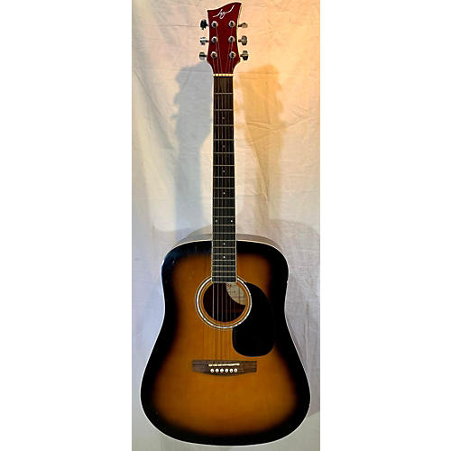 Jay Turser JJ45-PAK-TSB Acoustic Guitar 2 Tone Sunburst