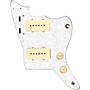 920d Custom JM Grit Loaded Pickguard for Jazzmaster With Aged White Pickups and Knobs and JMH-V Wiring Harness White Pearl