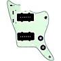 920d Custom JM Grit Loaded Pickguard for Jazzmaster With Black Pickups and Knobs and JMH-V Wiring Harness Mint Green