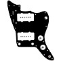 920d Custom JM Grit Loaded Pickguard for Jazzmaster With White Pickups and Knobs and JMH-V Wiring Harness Black