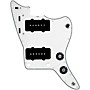 920d Custom JM Vintage Loaded Pickguard for Jazzmaster With Black Pickups and Knobs and JMH-V Wiring Harness Parchment