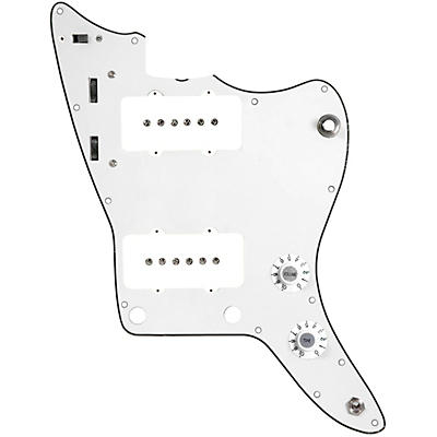 920d Custom JM Vintage Loaded Pickguard for Jazzmaster With White Pickups and Knobs and JMH-V Wiring Harness