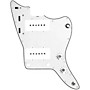 920d Custom JM Vintage Loaded Pickguard for Jazzmaster With White Pickups and Knobs and JMH-V Wiring Harness Parchment