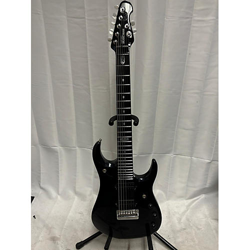 Ernie Ball Music Man JP11 John Petrucci 7 String BFR Solid Body Electric Guitar Black Sparkle