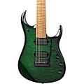 Ernie Ball Music Man JP15 7-String Electric Guitar Red Tide QuiltGreen Tiger Eye Quilt