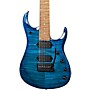 Ernie Ball Music Man JP15 7-String Electric Guitar Ultramarine Flame