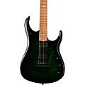 Ernie Ball Music Man JP15 John Petrucci Signature Electric Guitar - Red Tide FlameGreen Tiger Eye Flame