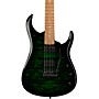 Ernie Ball Music Man JP15 John Petrucci Signature Electric Guitar - Green Tiger Eye Quilt H09340