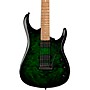 Ernie Ball Music Man JP15 John Petrucci Signature Electric Guitar - Green Tiger Eye Quilt H09372
