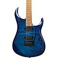 Ernie Ball Music Man JP15 John Petrucci Signature Electric Guitar - Red Tide FlameUltramarine Flame