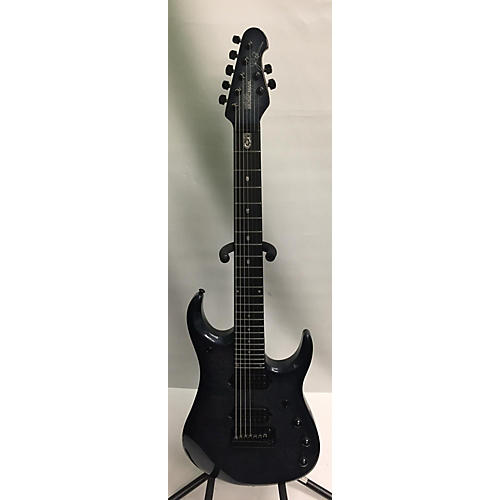 Ernie Ball Music Man JP15 Petrucci 7 Solid Body Electric Guitar Metallic Gray