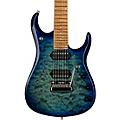 Ernie Ball Music Man JP15 Roasted Quilt Maple Top 7-String Electric Guitar Cerulean ParadiseK04645