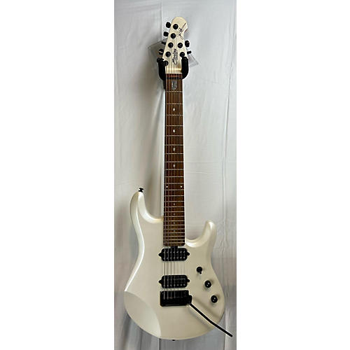 Sterling by Music Man JP70D John Petrucci Signature Solid Body Electric Guitar White