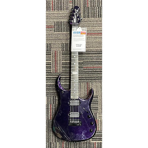 Ernie Ball Music Man JPX John Petrucci Signature Solid Body Electric Guitar Trans Purple