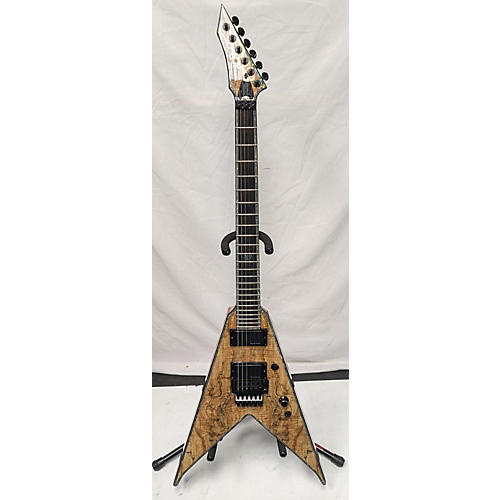 B.C. Rich JR-V Extreme Exotic With Floyd Rose Solid Body Electric Guitar Spalted Maple