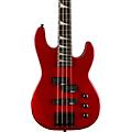 Jackson JS Series Concert Bass Minion JS1X Short-Scale Guitar Silver BurstMetallic Red