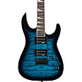 Jackson JS Series Dinky JS20 DKQ 2PT Electric Guitar - Transparent GreenTransparent Blue