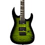 Jackson JS Series Dinky JS20 DKQ 2PT Electric Guitar - Transparent Green