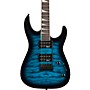 Open-Box Jackson JS Series Dinky JS20 DKQ 2PT Electric Guitar Condition 2 - Blemished Transparent Blue 197881251161