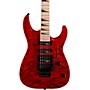Jackson JS Series Dinky JS34Q DKA-M Electric Guitar - Transparent Red