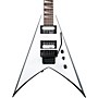Jackson JS Series King V JS32 Electric Guitar - White with Black Bevels