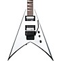 Jackson JS Series King V JS32 Electric Guitar White with Black Bevels